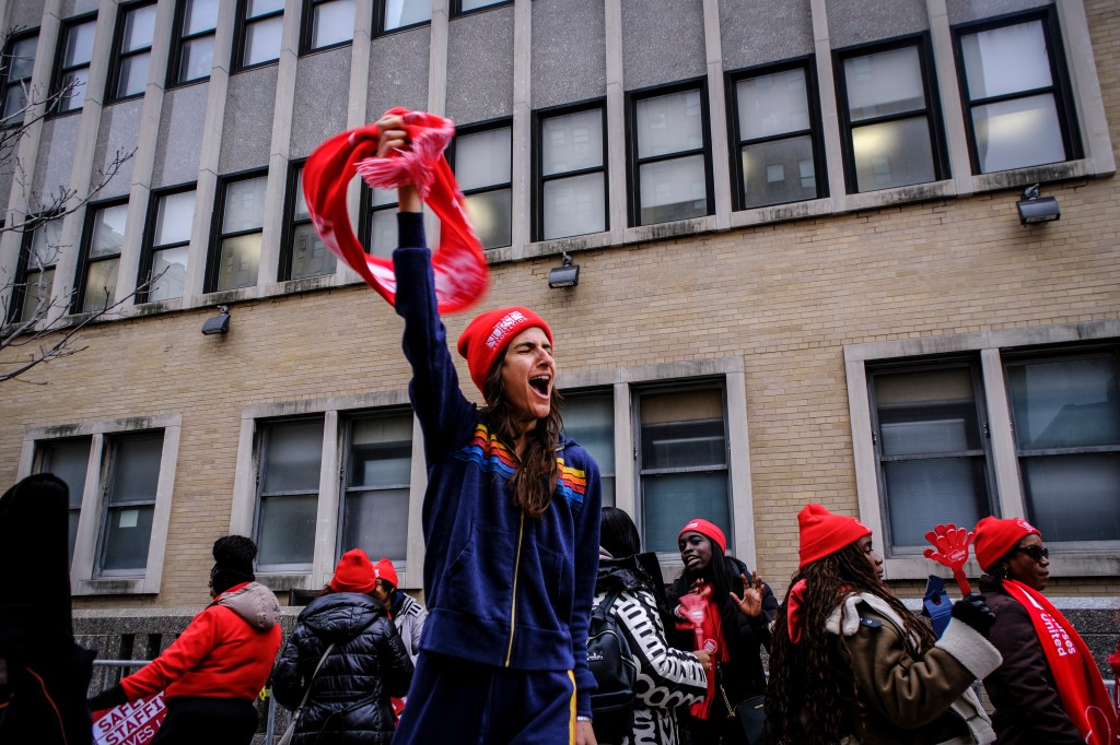 New York historic Nurse Strike 